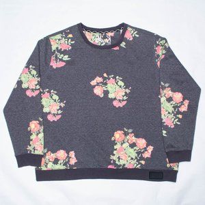 BLVK Rocawear Gray & Flowers Knit Sweater Men's Size 3XL